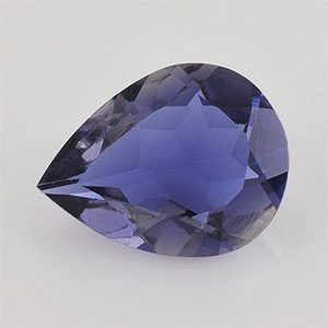 Natural 9.3x7x3.6mm Faceted Pear Iolite