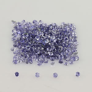 Natural 1.5x1.5x1.20mm Faceted Round Iolite