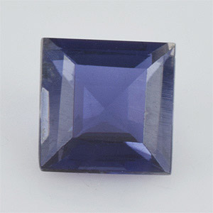 Natural 5x5x3.10mm Faceted Square Iolite