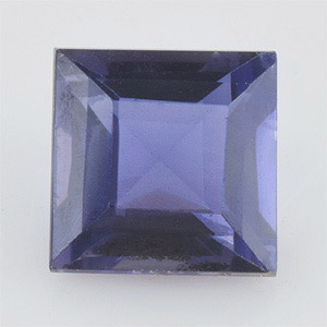 Natural 5x5x3.3mm Faceted Square Iolite