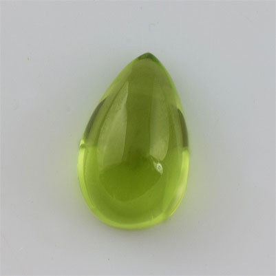 Natural 7.2x4.5x3.1mm Cabochon Pear Peridot