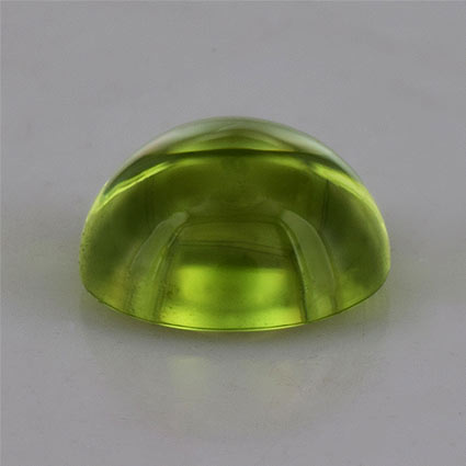 Natural 5.5x5.5x2.9mm Cabochon Round Peridot