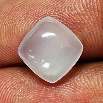 Natural 10x10x4.9mm Cabochon Cushion Quartz