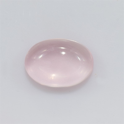 Natural 14x10x5.8mm Cabochon Oval Rose Quartz