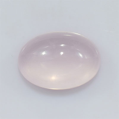 Natural 14x10x6.3mm Cabochon Oval Rose Quartz