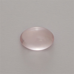 Natural 14x10x6.3mm Cabochon Oval Rose Quartz