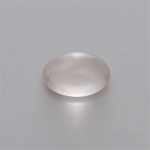 Natural 14x10x6.4mm Cabochon Oval Rose Quartz