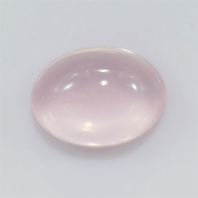 Natural 16x12x7.3mm Cabochon Oval Rose Quartz