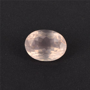 Natural 16x12x7.7mm Faceted Oval Rose Quartz