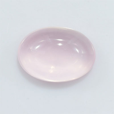 Natural 18x13x7.8mm Cabochon Oval Rose Quartz