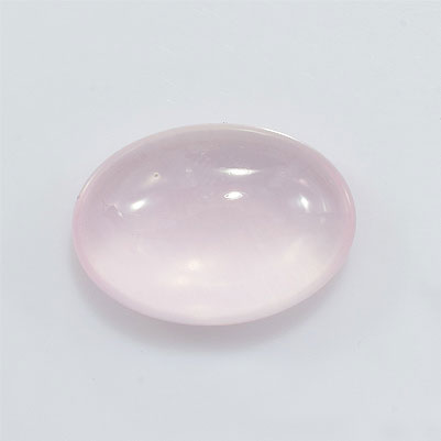 Natural 18x13x7.6mm Cabochon Oval Rose Quartz