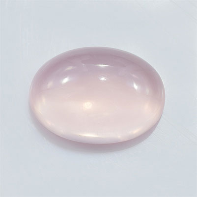 Natural 18x13x8mm Cabochon Oval Rose Quartz