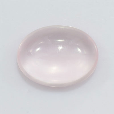 Natural 20x15x8.2mm Cabochon Oval Rose Quartz