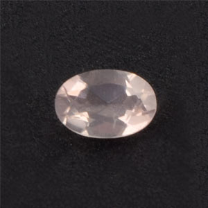 Natural 6x4x2.7mm Faceted Oval Rose Quartz