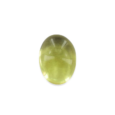 Natural 9x6.5x4.3mm Cabochon Oval Lemon Quartz