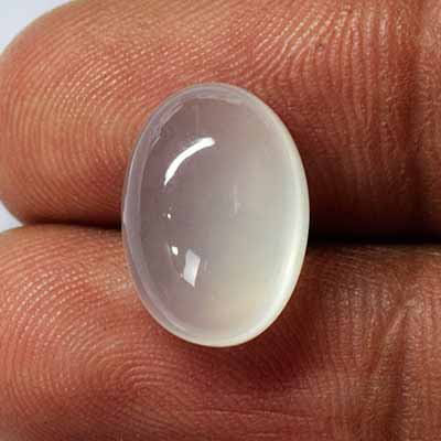 Natural 14x10x6.5mm Cabochon Oval Quartz