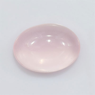 Natural 17.6x13x7.5mm Cabochon Oval Rose Quartz