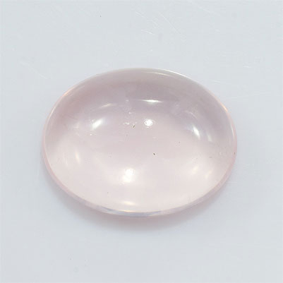 Natural 19.70x15x8mm Cabochon Oval Rose Quartz