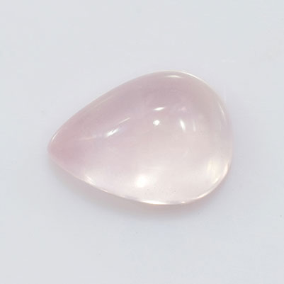 Natural 14x10x6.5mm Cabochon Pear Rose Quartz