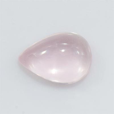 Natural 14x10x5.7mm Cabochon Pear Rose Quartz