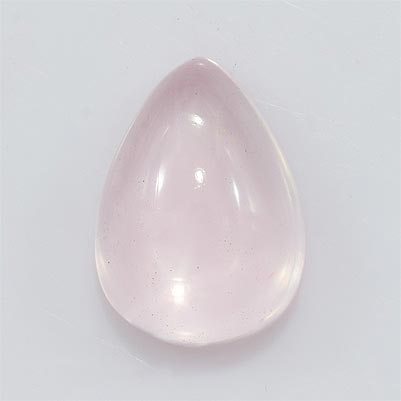 Natural 14x10x6.2mm Cabochon Pear Rose Quartz