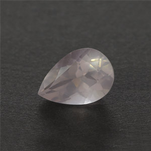 Natural 15x10x7.2mm Faceted Pear Rose Quartz