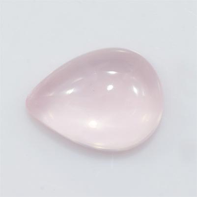 Natural 16x12x6.2mm Cabochon Pear Rose Quartz