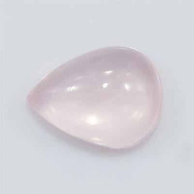 Natural 16x12x6.2mm Cabochon Pear Rose Quartz