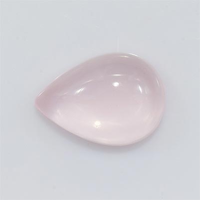 Natural 18x13x6.8mm Cabochon Pear Rose Quartz