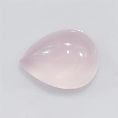 Natural 20x15x9.10mm Cabochon Pear Rose Quartz