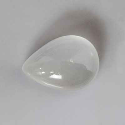 Natural 13.80x10x6.5mm Cabochon Pear Quartz