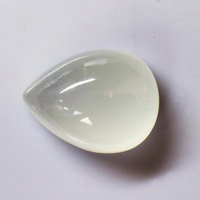 Natural 19.80x15x9.5mm Cabochon Pear Quartz