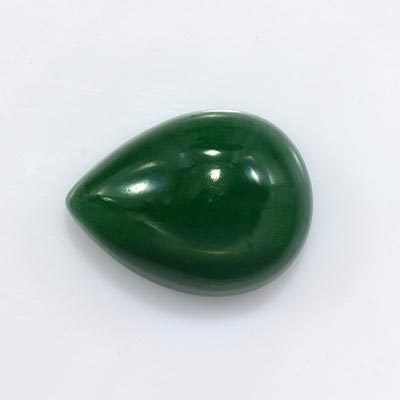 Natural 15.80x12x7mm Cabochon Pear Quartz