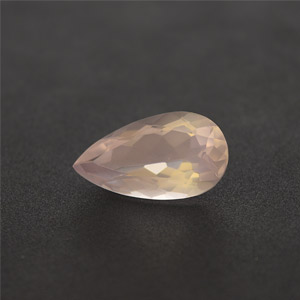 Natural 20x11x7.6mm Faceted Pear Rose Quartz