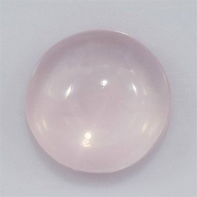 Natural 14x14x6.5mm Cabochon Round Rose Quartz