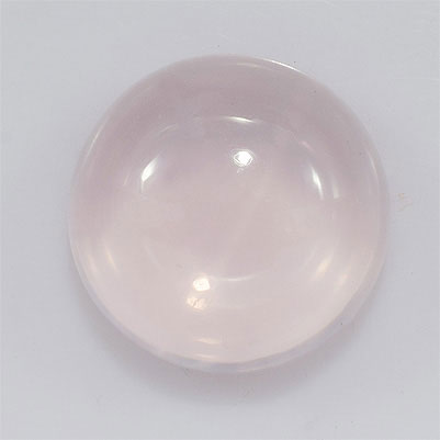 Natural 14x14x7mm Cabochon Round Rose Quartz