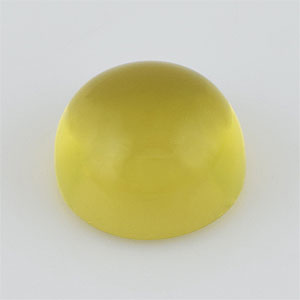 Natural 14x14x8.8mm Cabochon Round Lemon Quartz