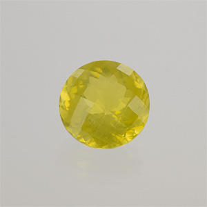 Natural 19x19x12.3mm Checker Round Lemon Quartz