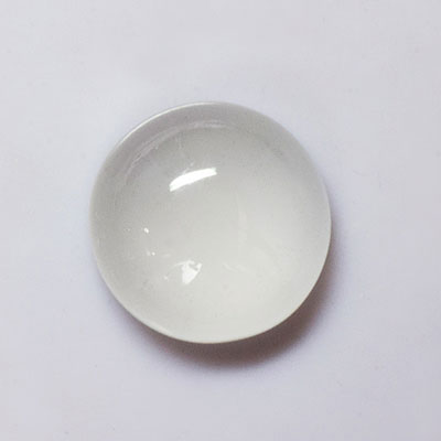 Natural 12x12x5.7mm Cabochon Round Quartz