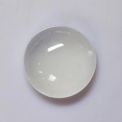 Natural 12x12x5.3mm Cabochon Round Quartz