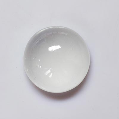 Natural 16x16x7.8mm Cabochon Round Quartz