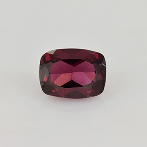 Natural 7x5.4x3.7mm Faceted Cushion Rhodolite Garnet