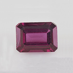 Natural 7x5x3.3mm Faceted Octagon Rhodolite Garnet