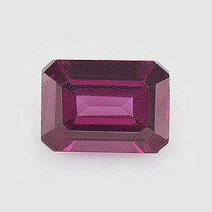 Natural 7x5x3.10mm Faceted Octagon Rhodolite Garnet