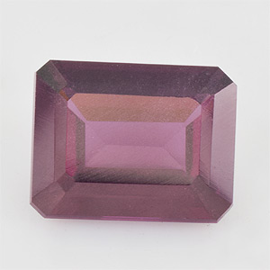 Natural 9x7x3.9mm Faceted Octagon Rhodolite Garnet