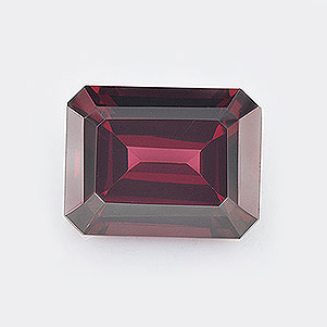 Natural 11.5x9x5.7mm Faceted Octagon Rhodolite Garnet