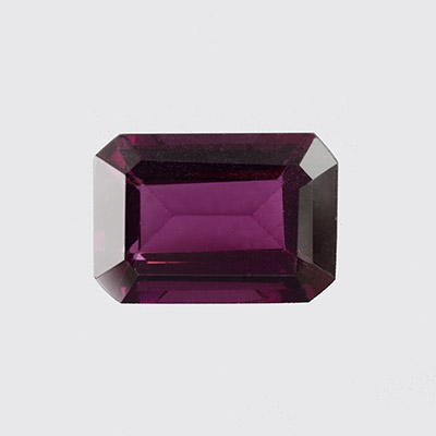 Natural 7x5x3.2mm Faceted Octagon Rhodolite Garnet