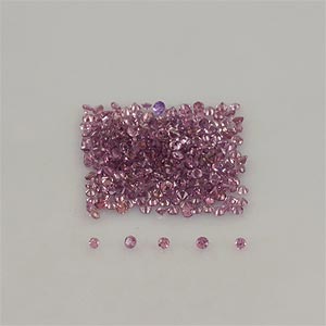 Natural 1x1x0.8mm Faceted Round Rhodolite Garnet