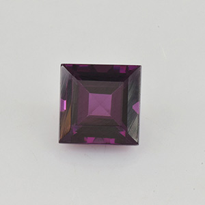 Natural 6x6x4mm Faceted Square Rhodolite Garnet