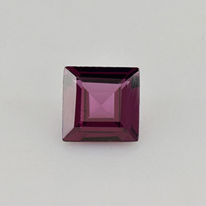 Natural 6x6x3.10mm Faceted Square Rhodolite Garnet